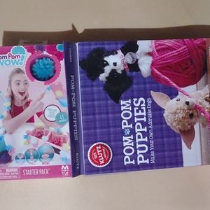 Pom pom puppies w/ book pom pom wow starter partial kits